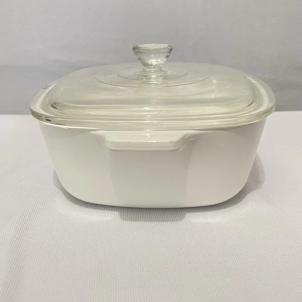 Corning Ware Blue Cornflower Casserole Dish 1 1/2 Qt P 1 1/2 B & Pyrex Lid C-24